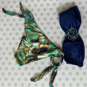 Victoria’s Secret Blue Diamond Swimwear Set